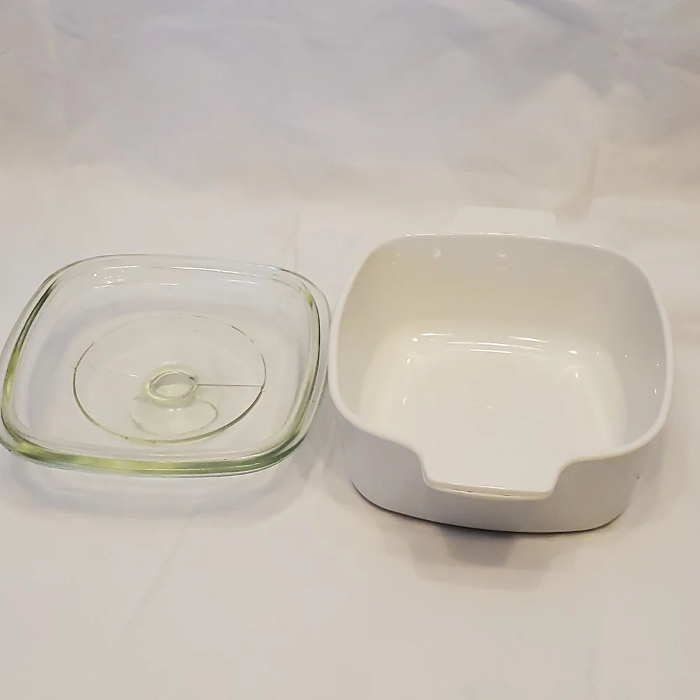 Corning Ware Vintage Wildflower Poppy A-1-1/2-B 1-1/2 Qt Baking Dish With P-7-C